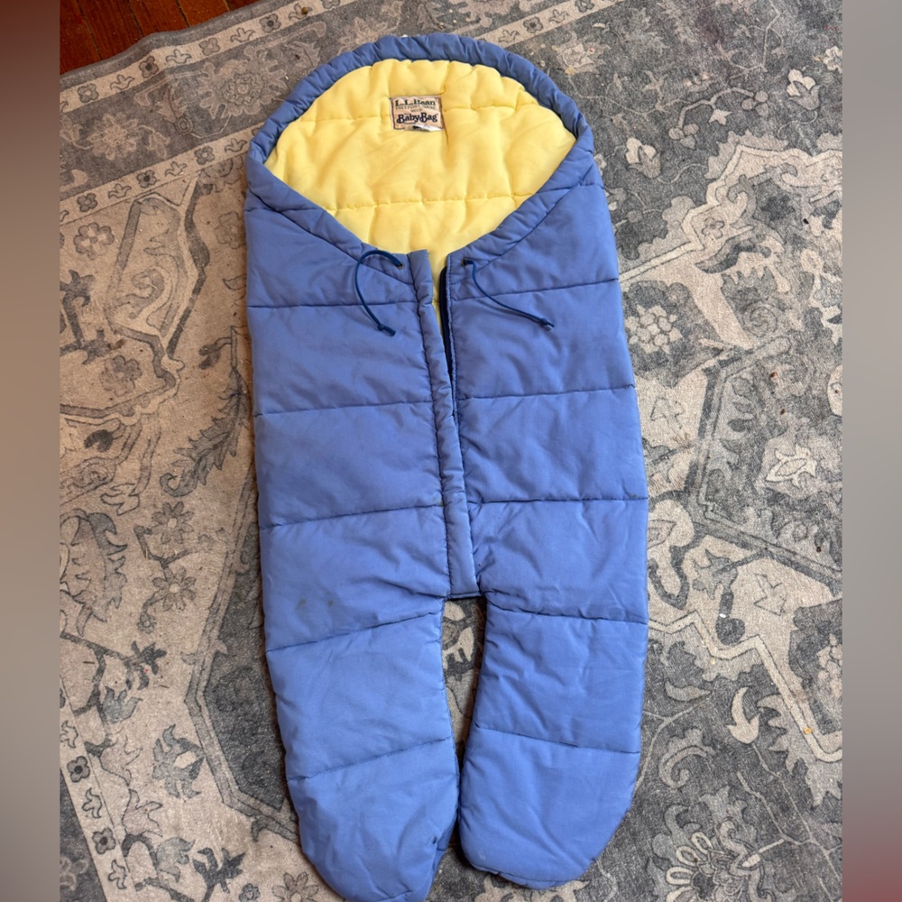 L.L. Bean Baby Bag 3 months- 2 years winter fall cozy bunting stroller car etc